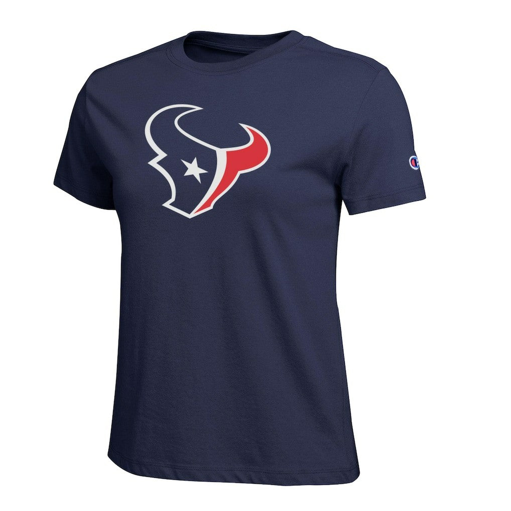 Houston Texans Champion Women's Logo T-Shirt Navy - NFL