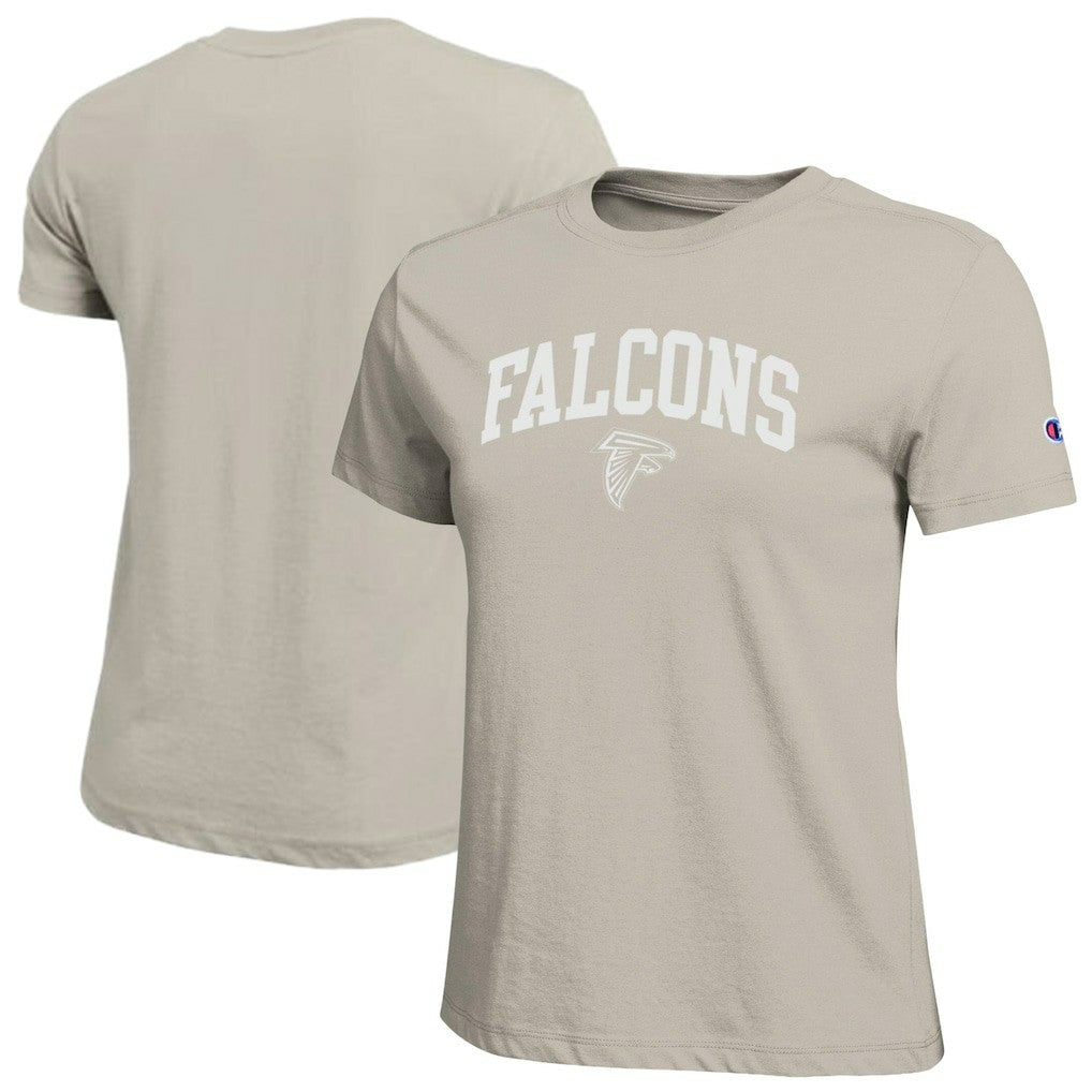 Atlanta Falcons Champion Women's Cocoa Butter T-Shirt Light Brown - NFL