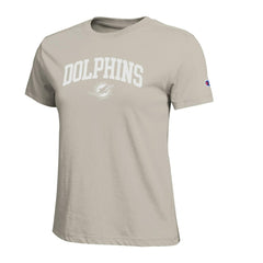 Miami Dolphins Champion Women's Cocoa Butter T-Shirt Light Brown - NFL