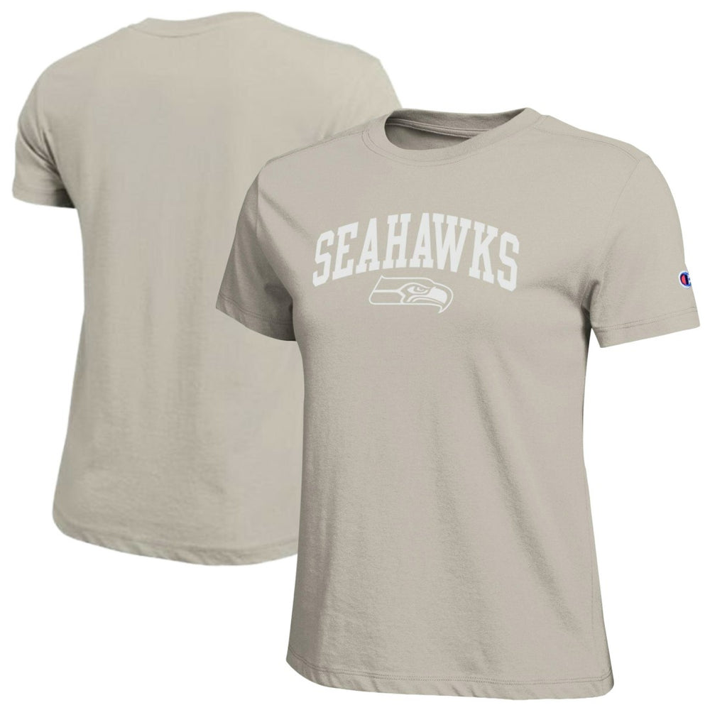 Seattle Seahawks Champion Women's Cocoa Butter T-Shirt Light Brown - NFL