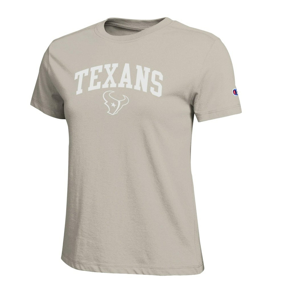 Houston Texans Champion Women's Cocoa Butter T-Shirt Light Brown - NFL