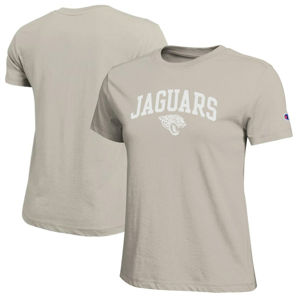 Jacksonville Jaguars Champion Women's Cocoa Butter T-Shirt Light Brown - NFL