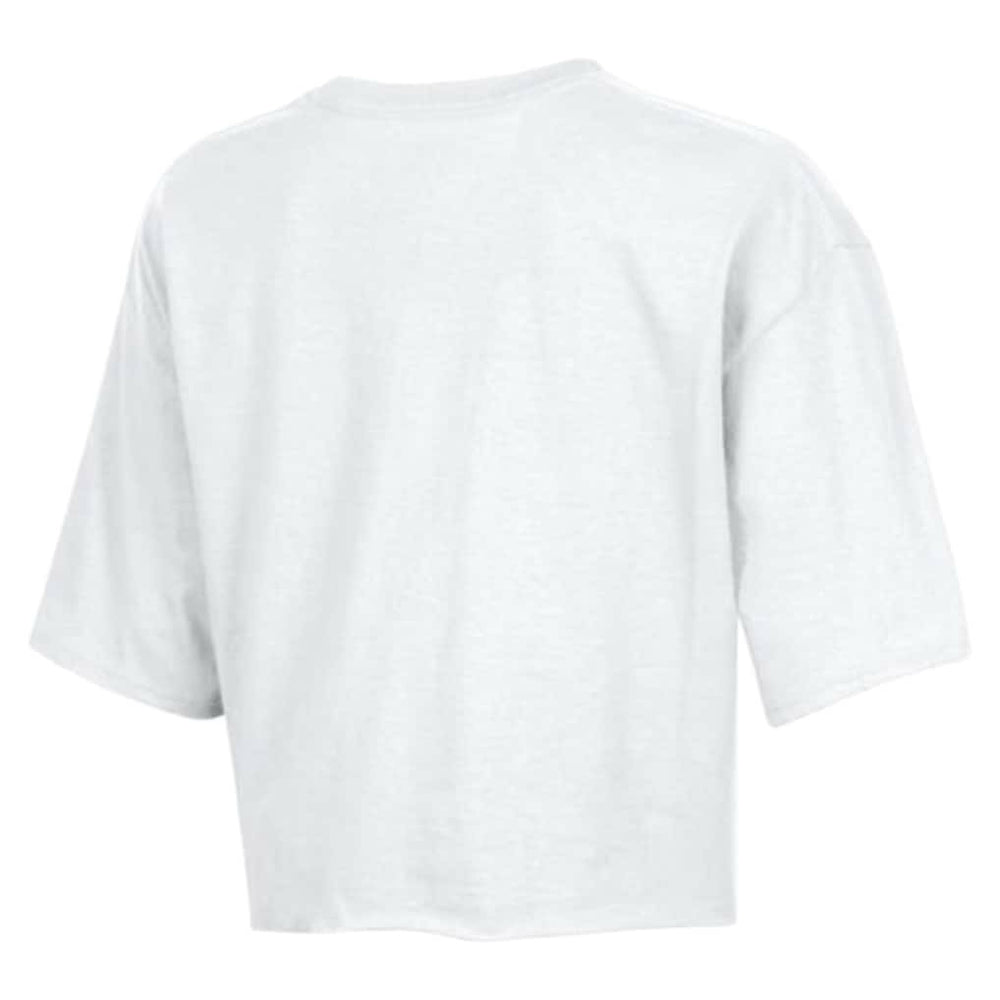 Las Vegas Raiders Champion Women's Boyfriend Cropped T-Shirt White - NFL