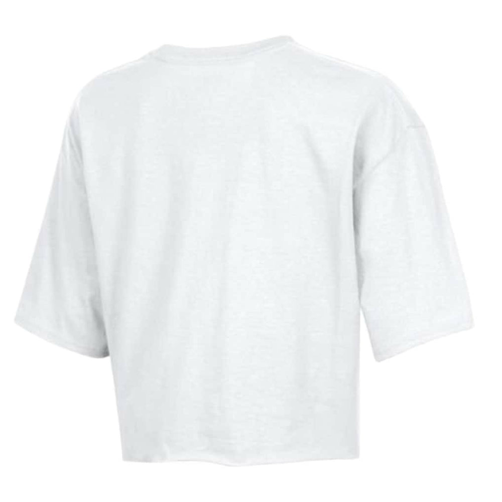 Miami Dolphins Champion Women's Boyfriend Cropped T-Shirt White - NFL