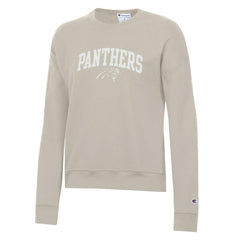 Carolina Panthers Champion Women's Powerblend Cocoa Butter Fleece Sweatshirt Light Brown - NFL