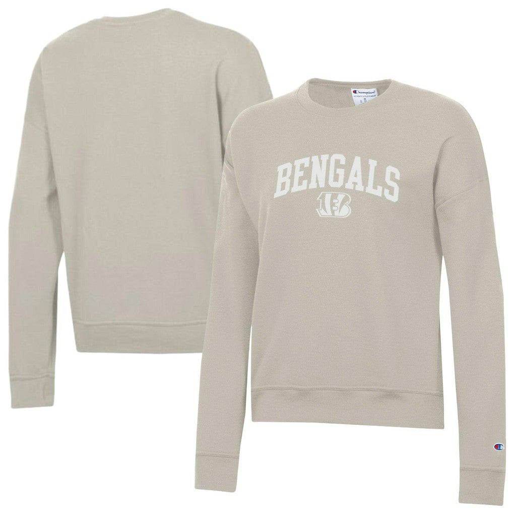 Cincinnati Bengals Champion Women's Powerblend Cocoa Butter Fleece Sweatshirt Light Brown - NFL