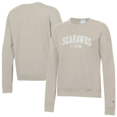Seattle Seahawks Champion Women's Powerblend Cocoa Butter Fleece Sweatshirt Light Brown - NFL