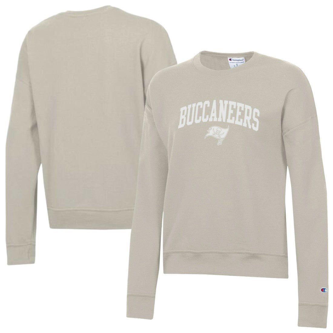 Tampa Bay Buccaneers Champion Women's Powerblend Cocoa Butter Fleece Sweatshirt Light Brown - NFL