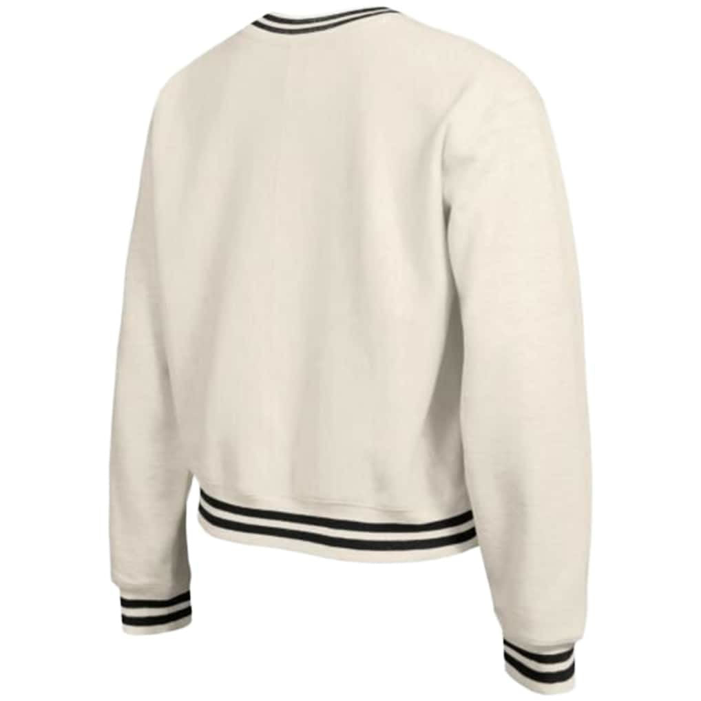 Miami Dolphins Champion Women's Reverse Weave Fleece Sweatshirt Cream - NFL