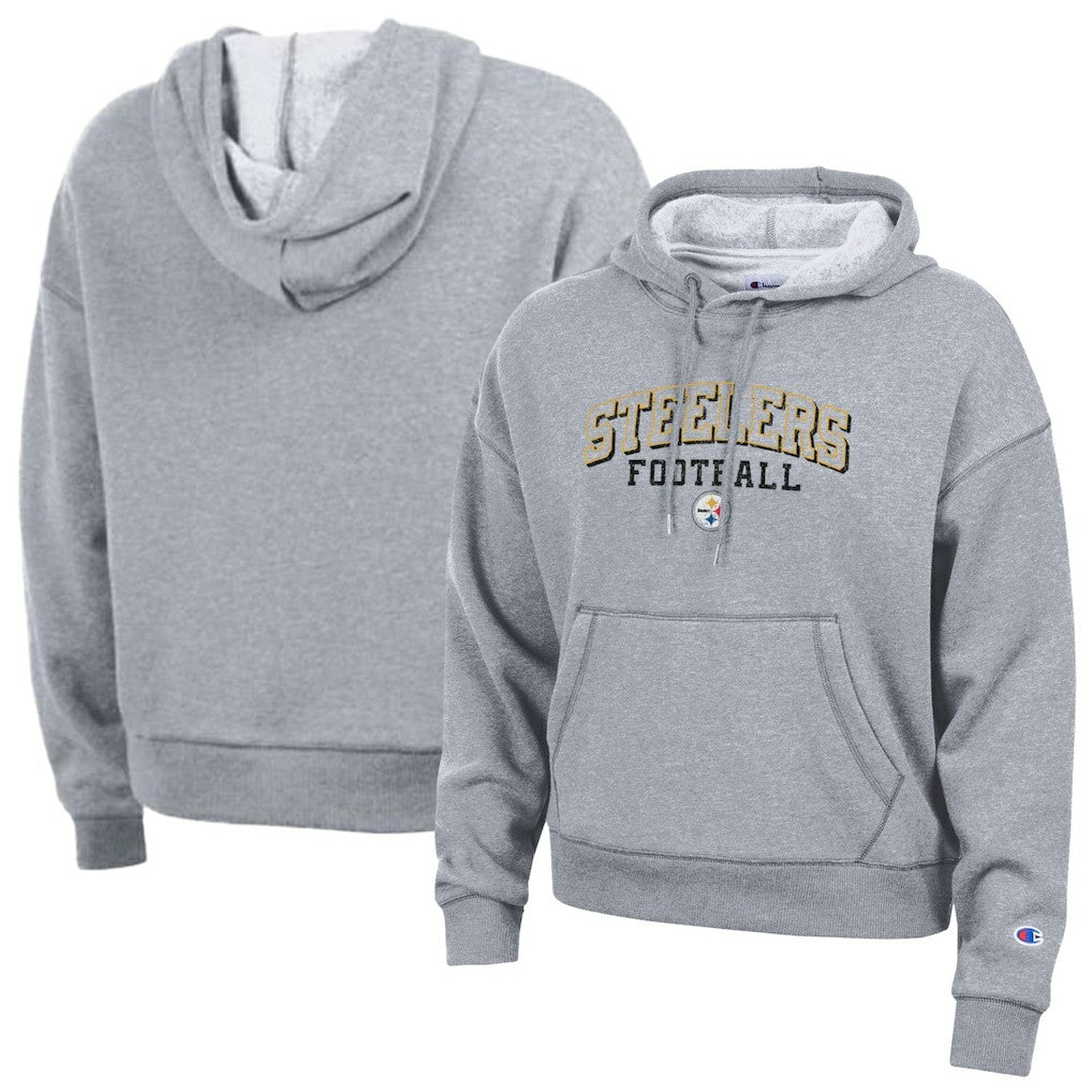 Pittsburgh Steelers Champion Women's Triumph Tri-Blend Hoodie Gray - NFL