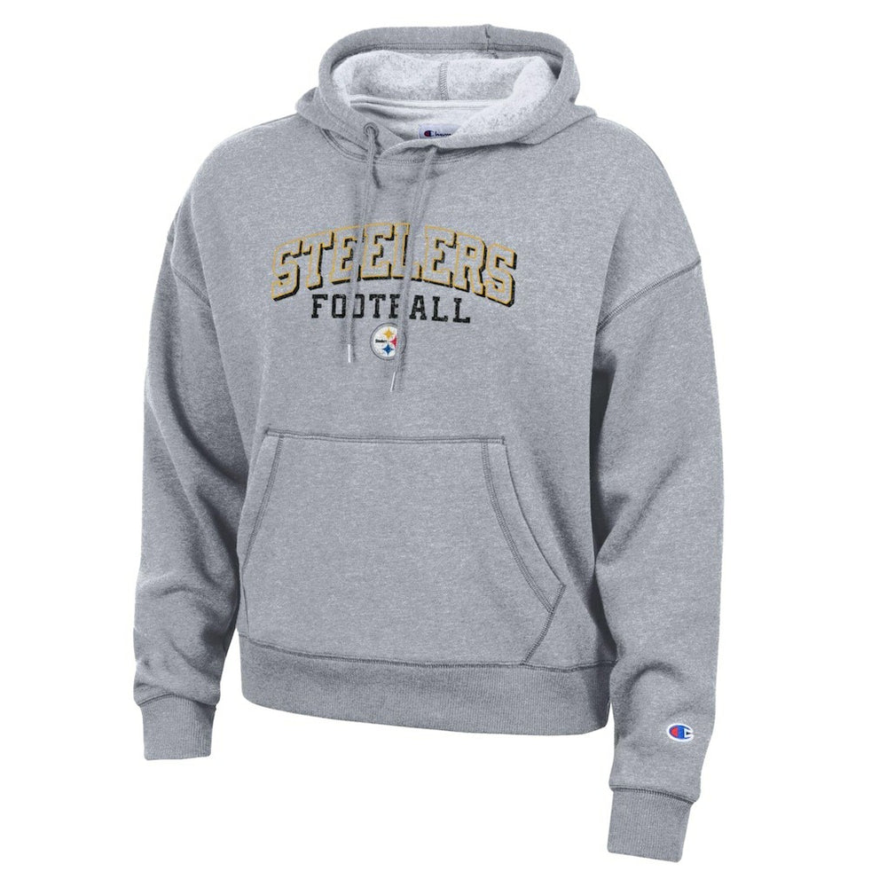 Pittsburgh Steelers Champion Women's Triumph Tri-Blend Hoodie Gray - NFL