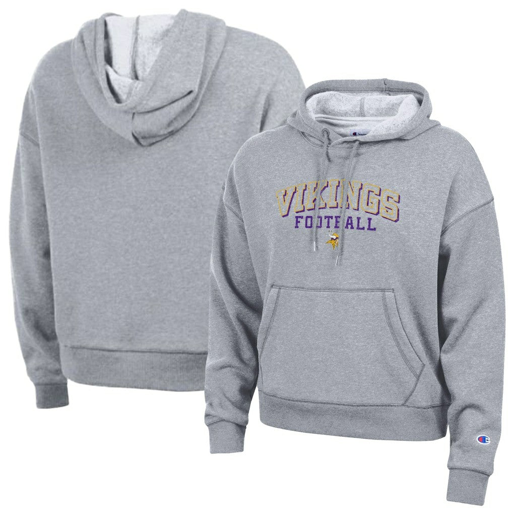 Minnesota Vikings Champion Women's Triumph Tri-Blend Hoodie Gray - NFL