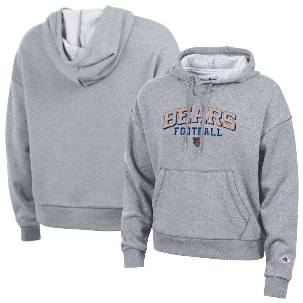 Chicago Bears Champion Women's Triumph Tri-Blend Hoodie Gray - NFL