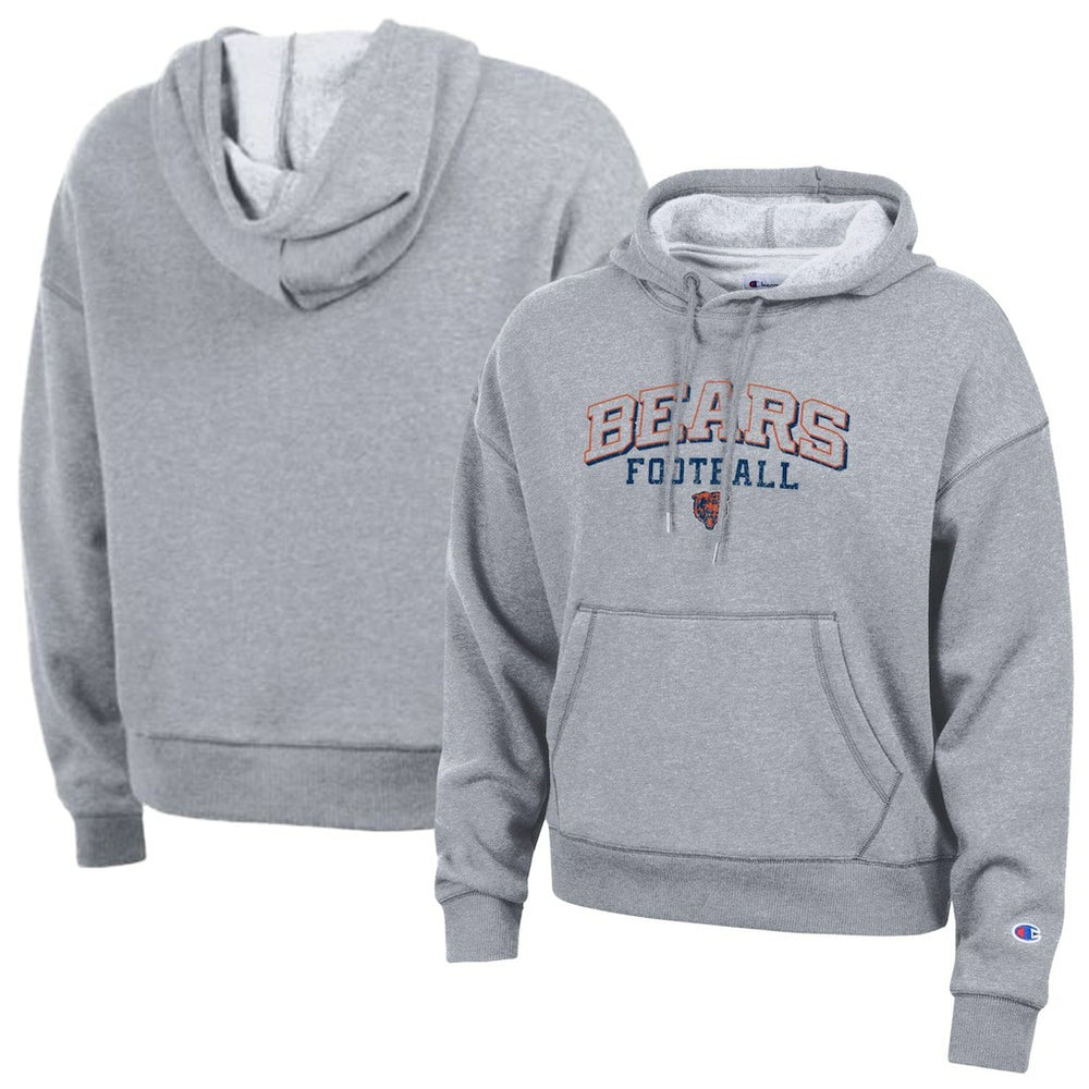 Chicago Bears Champion Women's Triumph Tri-Blend Hoodie Gray - NFL