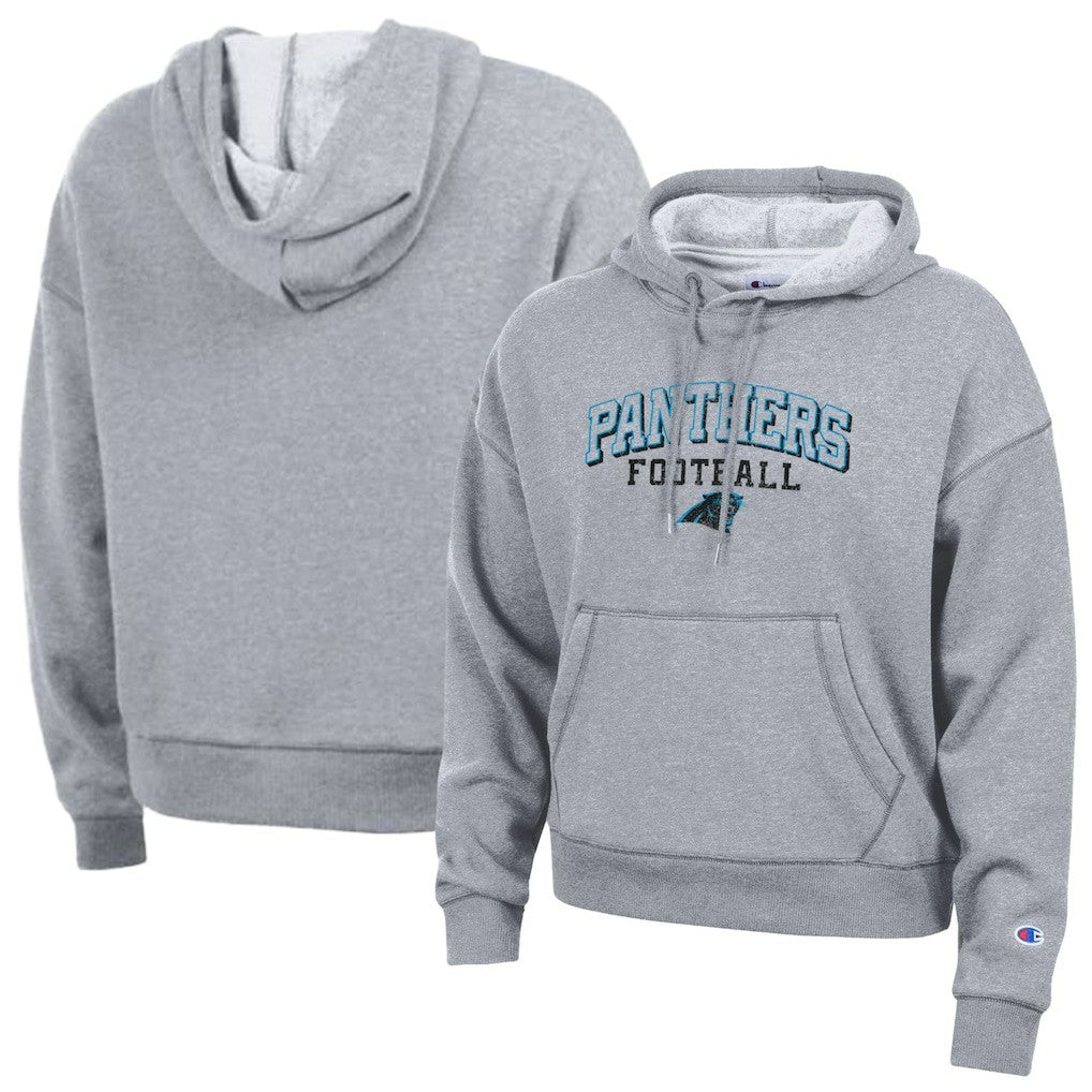 Carolina Panthers Champion Women's Triumph Tri-Blend Hoodie Gray - NFL