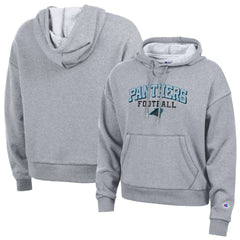 Carolina Panthers Champion Women's Triumph Tri-Blend Hoodie Gray - NFL