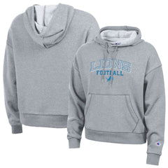 Detroit Lions Champion Women's Triumph Tri-Blend Hoodie Gray - NFL