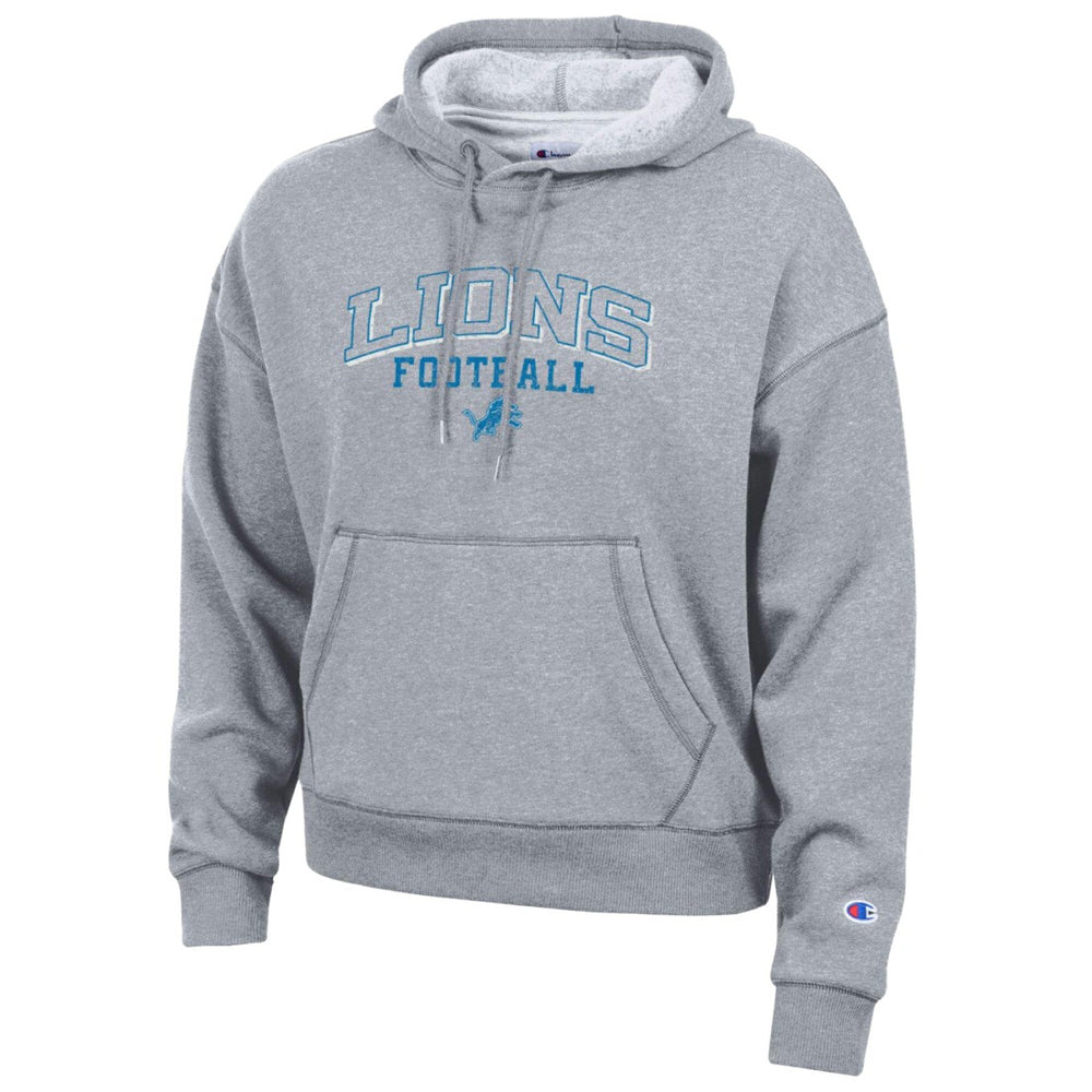Detroit Lions Champion Women's Triumph Tri-Blend Hoodie Gray - NFL