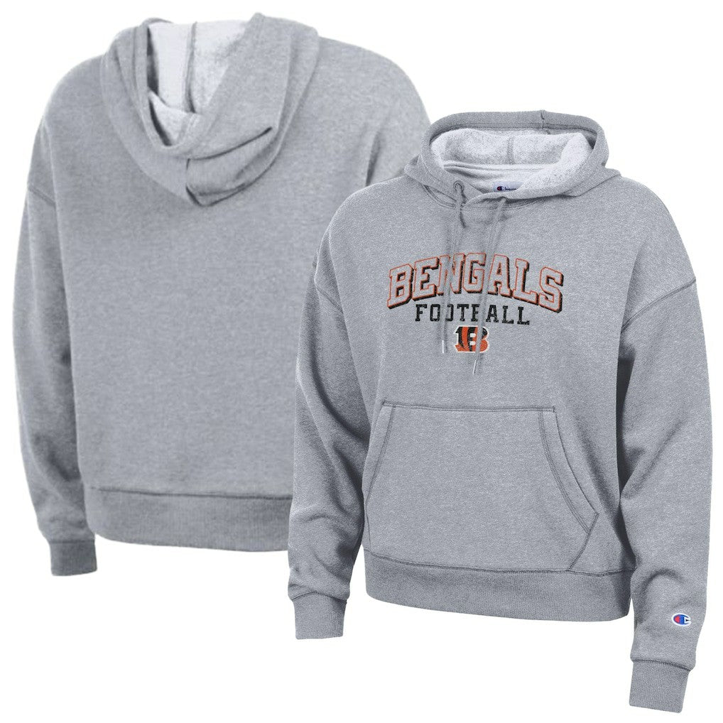Cincinnati Bengals Champion Women's Triumph Tri-Blend Hoodie Gray - NFL