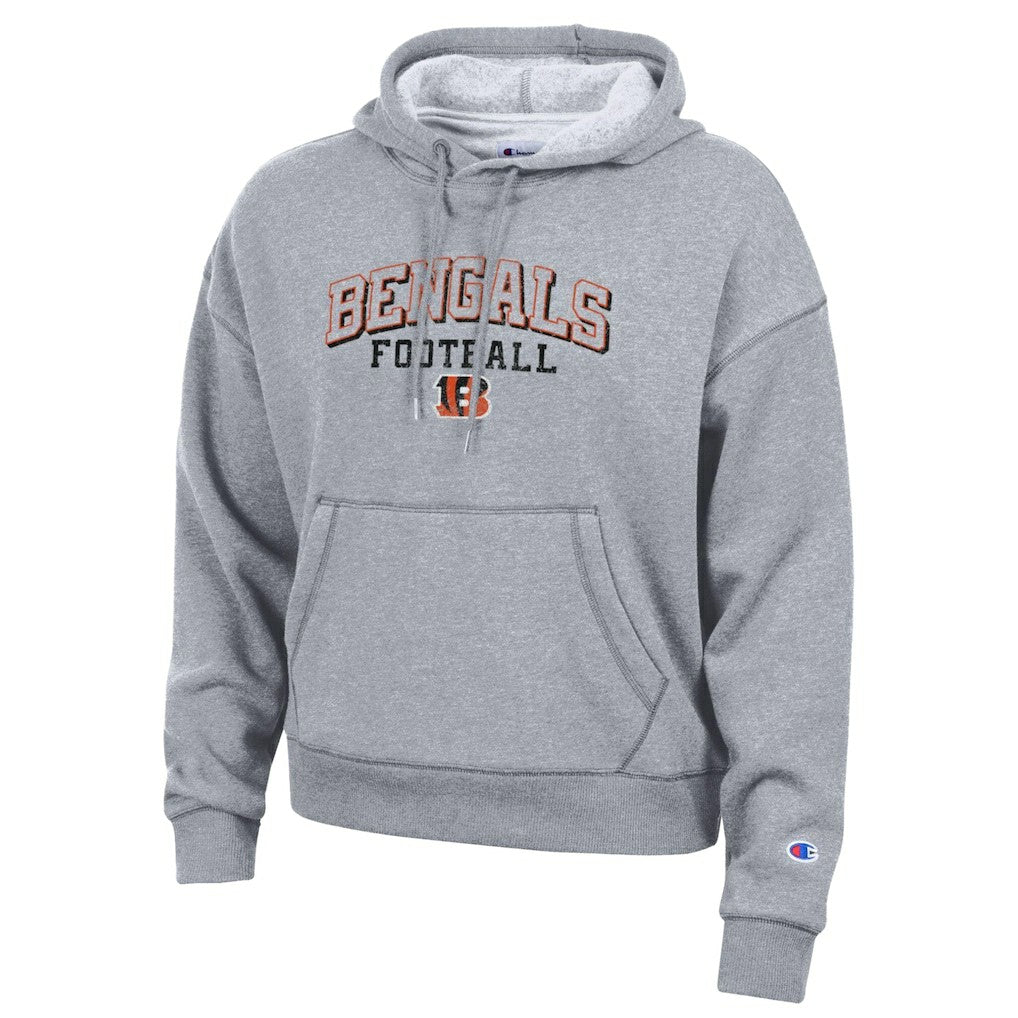Cincinnati Bengals Champion Women's Triumph Tri-Blend Hoodie Gray - NFL