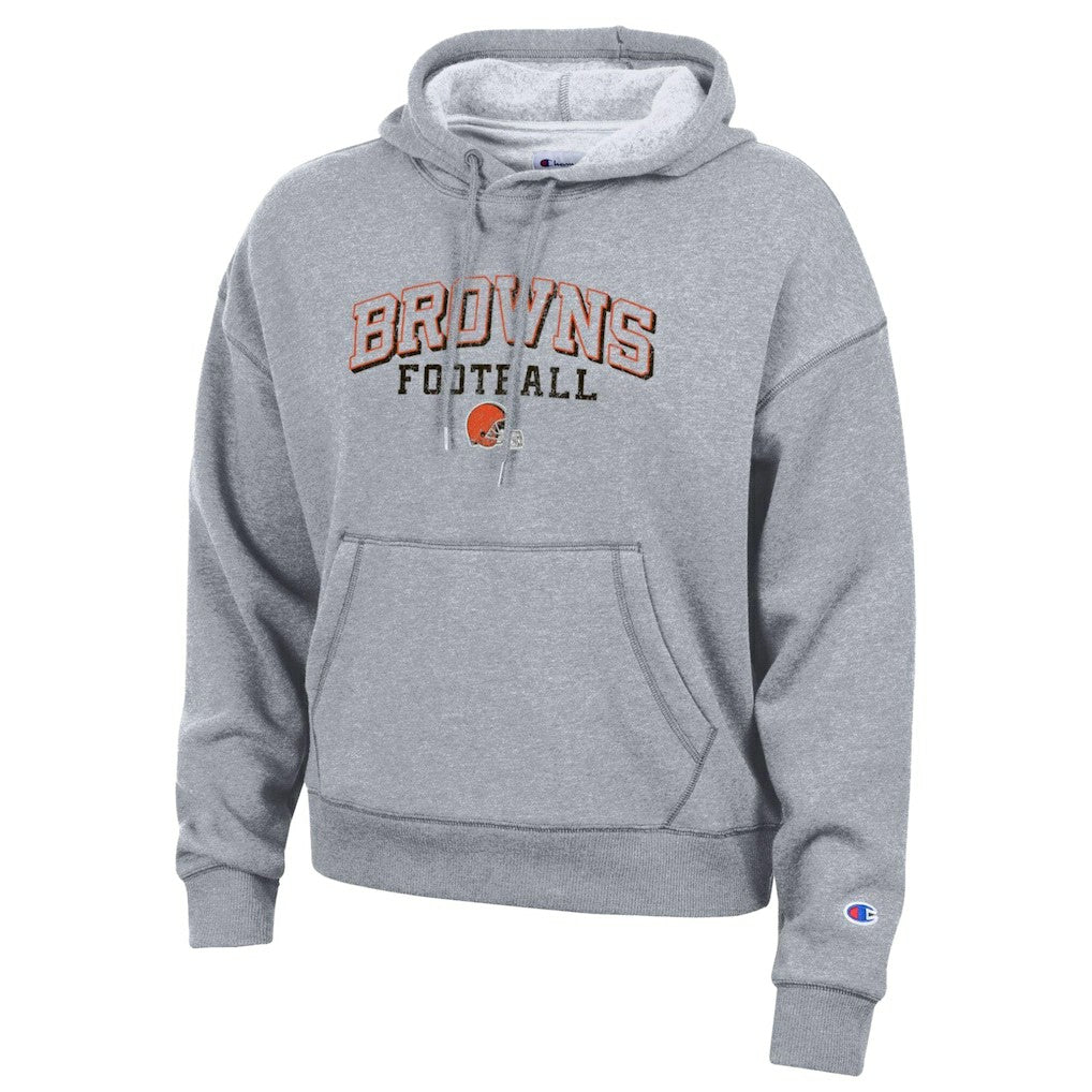 Cleveland Browns Champion Women's Triumph Tri-Blend Hoodie Gray - NFL