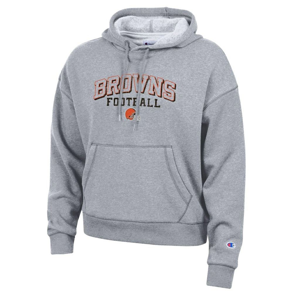 Cleveland Browns Champion Women's Triumph Tri-Blend Hoodie Gray - NFL