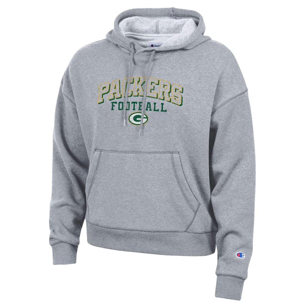 Green Bay Packers Champion Women's Triumph Tri-Blend Hoodie Gray - NFL