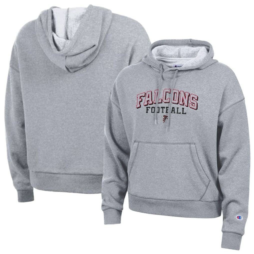 Atlanta Falcons Champion Women's Triumph Tri-Blend Hoodie Gray - NFL