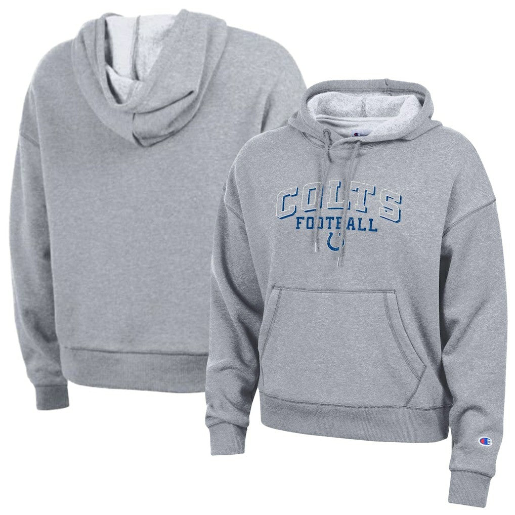 Indianapolis Colts Champion Women's Triumph Tri-Blend Hoodie Gray - NFL