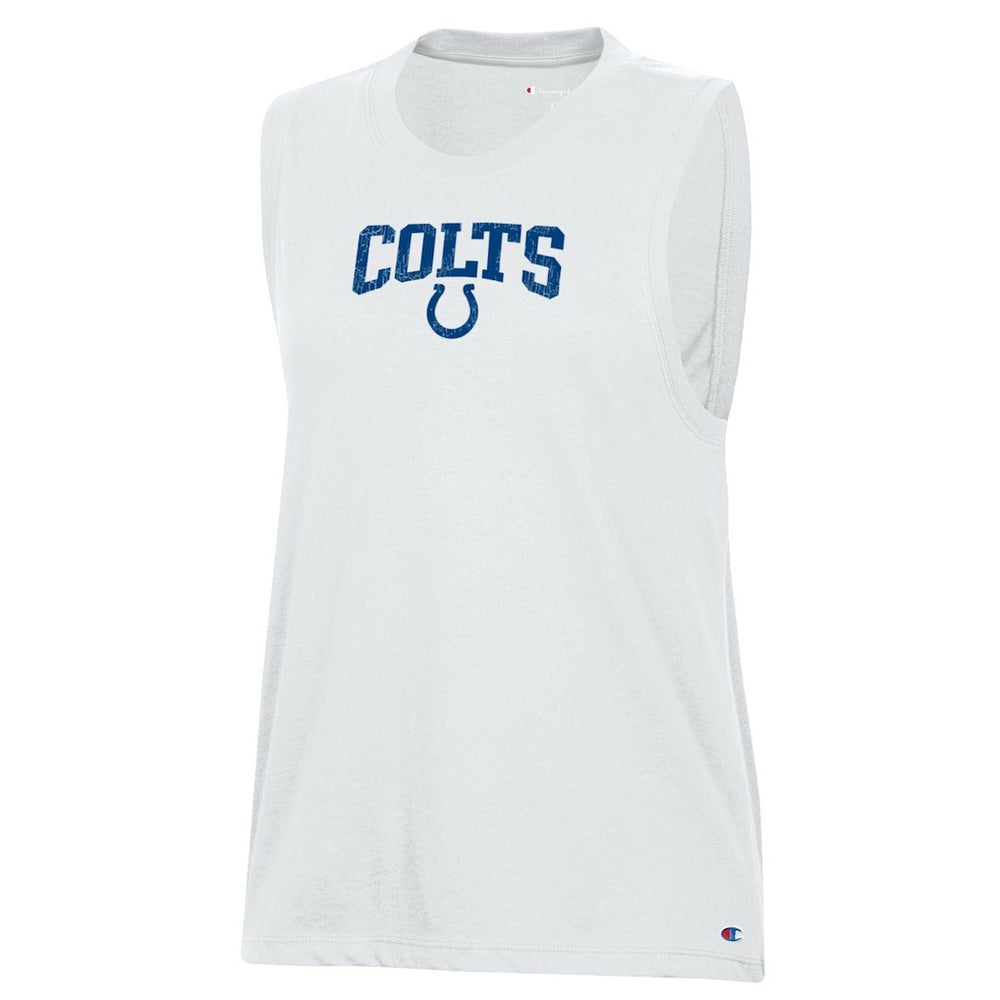 Indianapolis Colts Champion Women's Muscle Tank Top White - NFL