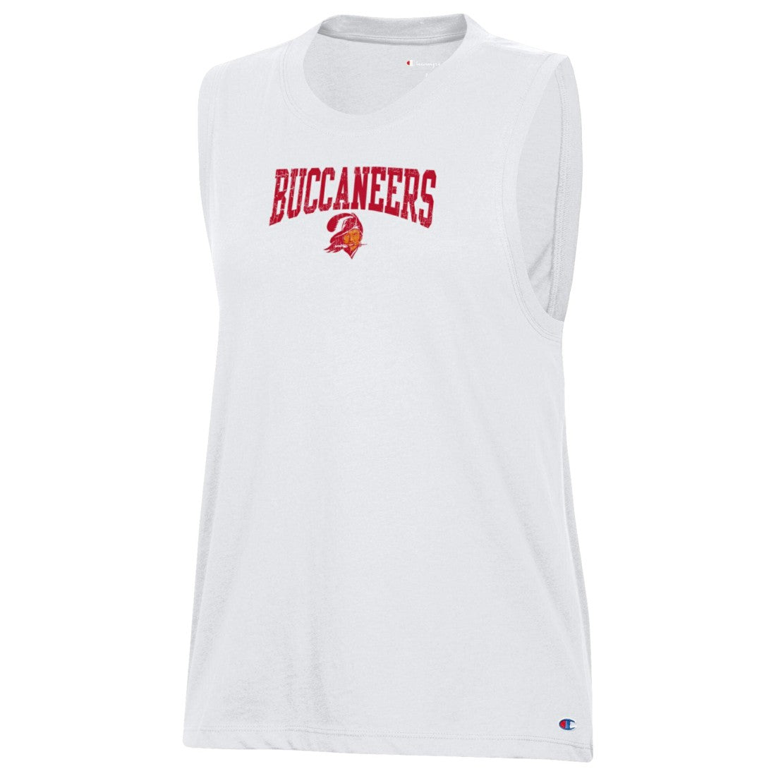 Tampa Bay Buccaneers Champion Women's Muscle Tank Top White - NFL