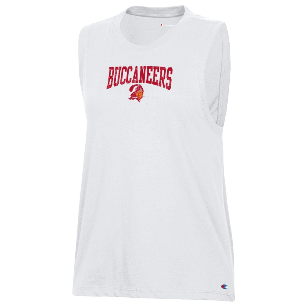 Tampa Bay Buccaneers Champion Women's Muscle Tank Top White - NFL