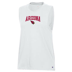 Arizona Cardinals Champion Women's Muscle Tank Top White - NFL