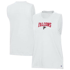 Atlanta Falcons Champion Women's Muscle Tank Top White - NFL