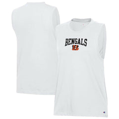 Cincinnati Bengals Champion Women's Muscle Tank Top White - NFL