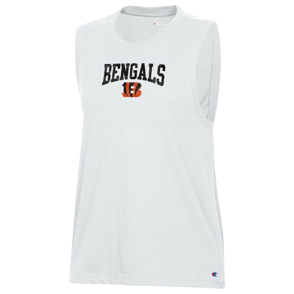 Cincinnati Bengals Champion Women's Muscle Tank Top White - NFL