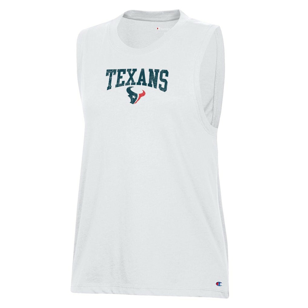 Houston Texans Champion Women's Muscle Tank Top White - NFL