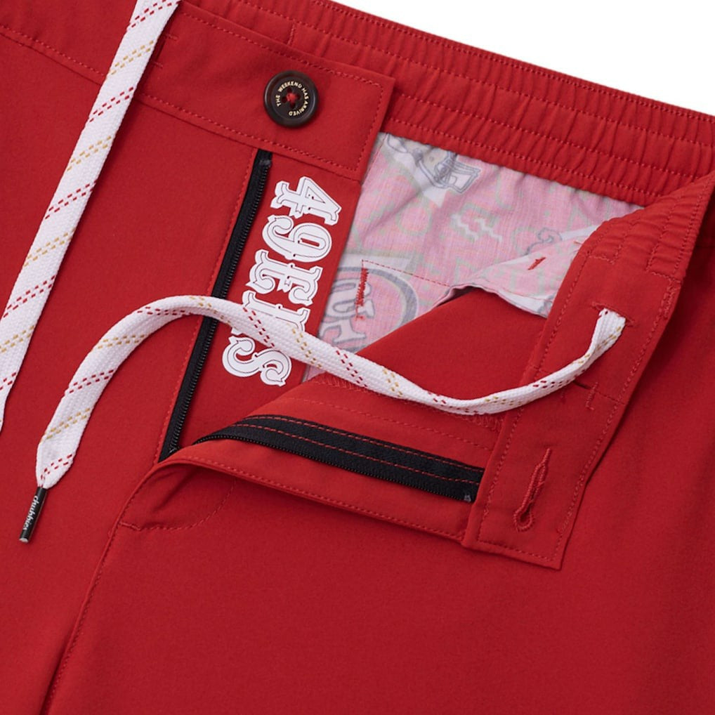 San Francisco 49ers Chubbies Everywear Shorts Cardinal - NFL