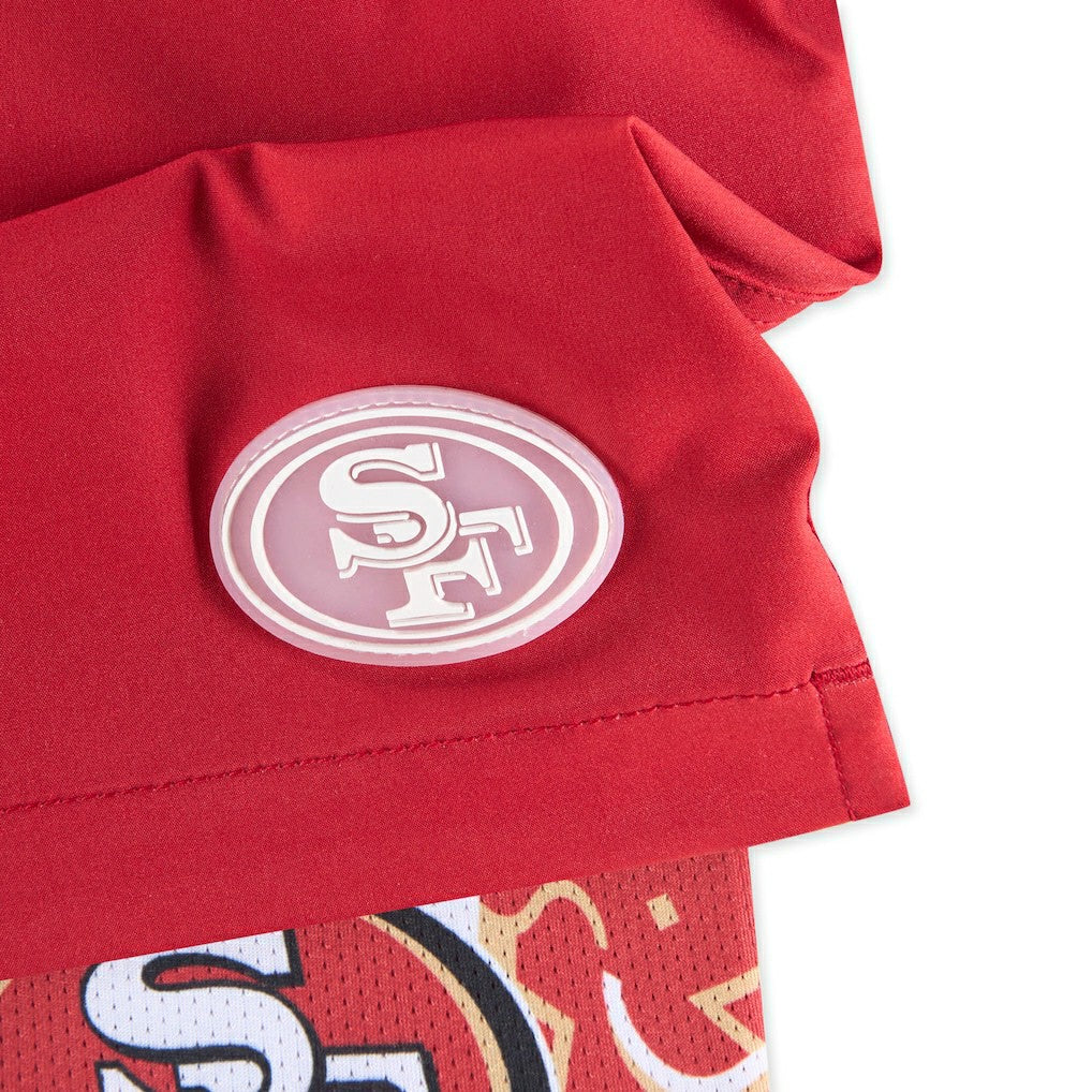 San Francisco 49ers Chubbies The Secret Lined Swim Trunks Cardinal - NFL