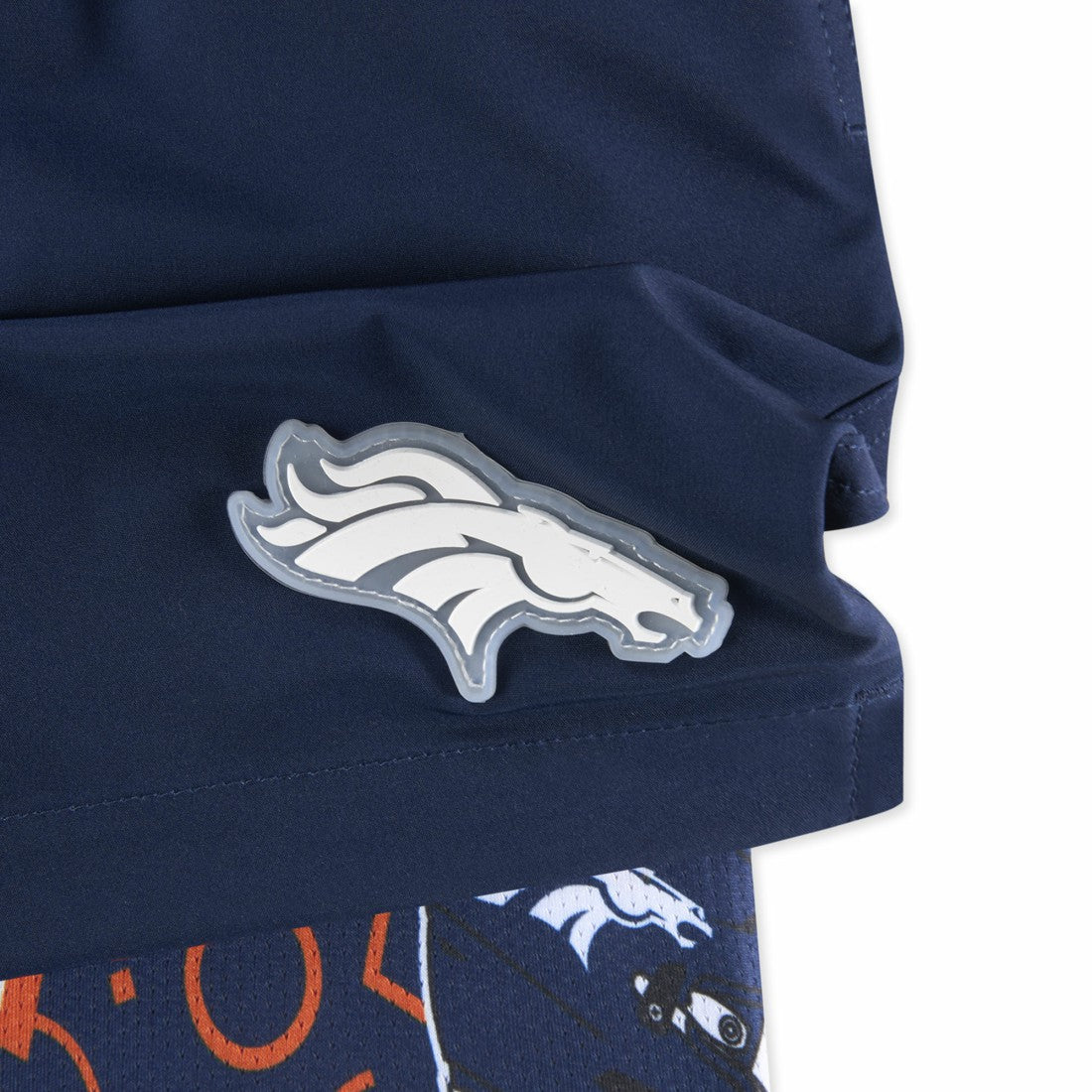 Denver Broncos Chubbies The Secret Lined Swim Trunks Navy - NFL