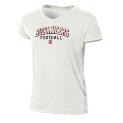 Tampa Bay Buccaneers Champion Women's Triumph Tri-Blend V-Neck T-Shirt White - NFL