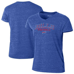 Buffalo Bills Champion Women's Triumph Tri-Blend V-Neck T-Shirt Royal - NFL