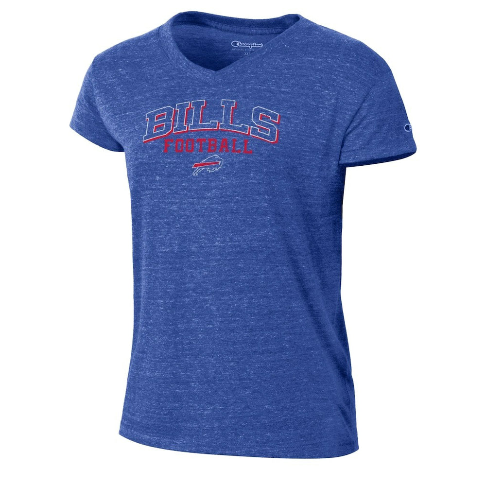 Buffalo Bills Champion Women's Triumph Tri-Blend V-Neck T-Shirt Royal - NFL