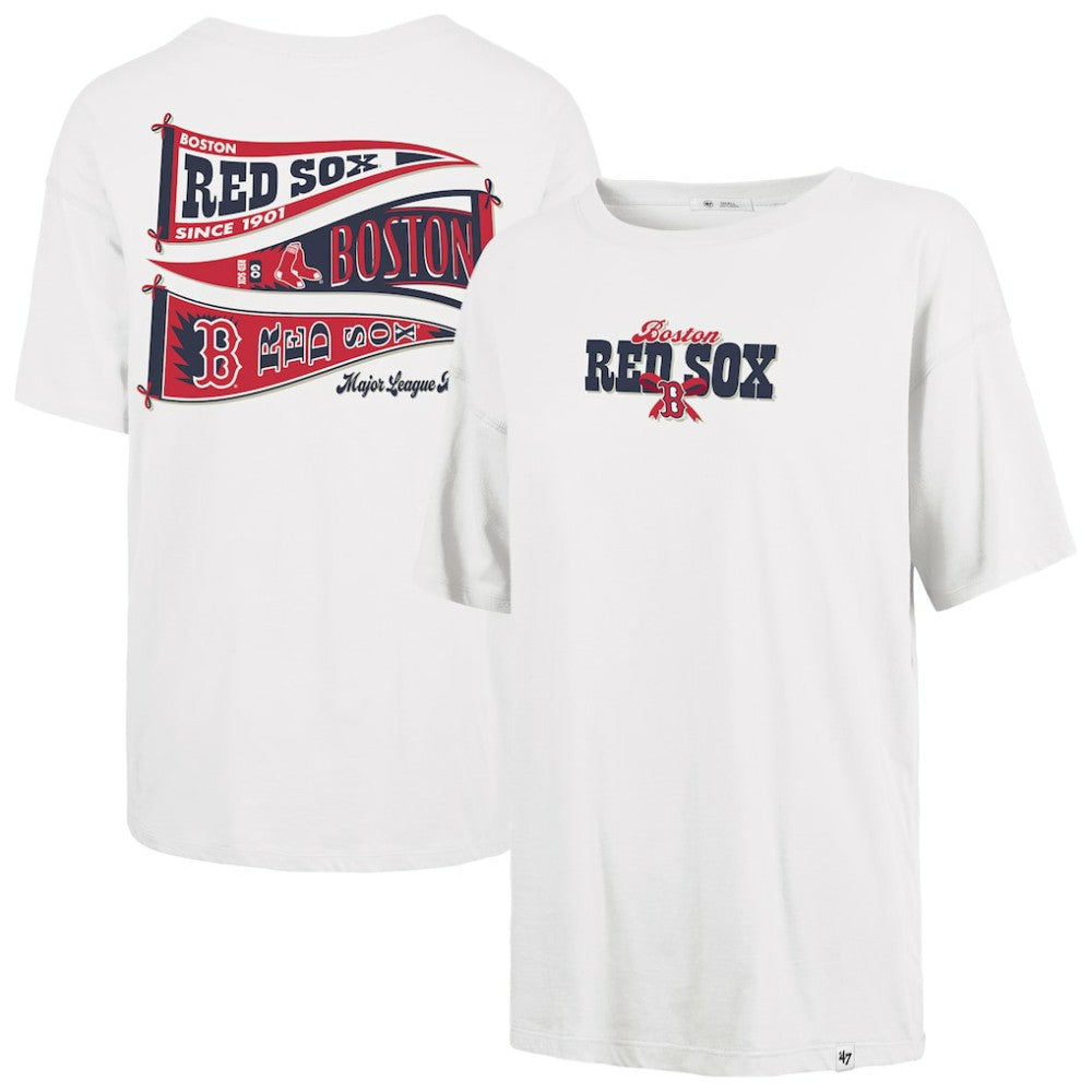 Boston Red Sox '47 Women's Bow & Banner Sadie T-Shirt Clearance