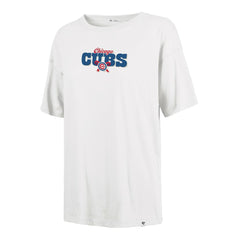Chicago Cubs '47 Women's Bow & Banner Sadie T-Shirt Lifestyle
