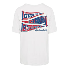 Chicago Cubs '47 Women's Bow & Banner Sadie T-Shirt Lifestyle