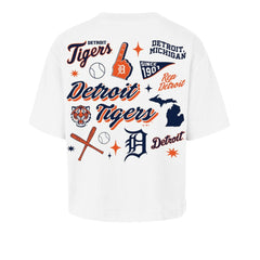 Detroit Tigers '47 Women's Collage Script Reed City T-Shirt Online