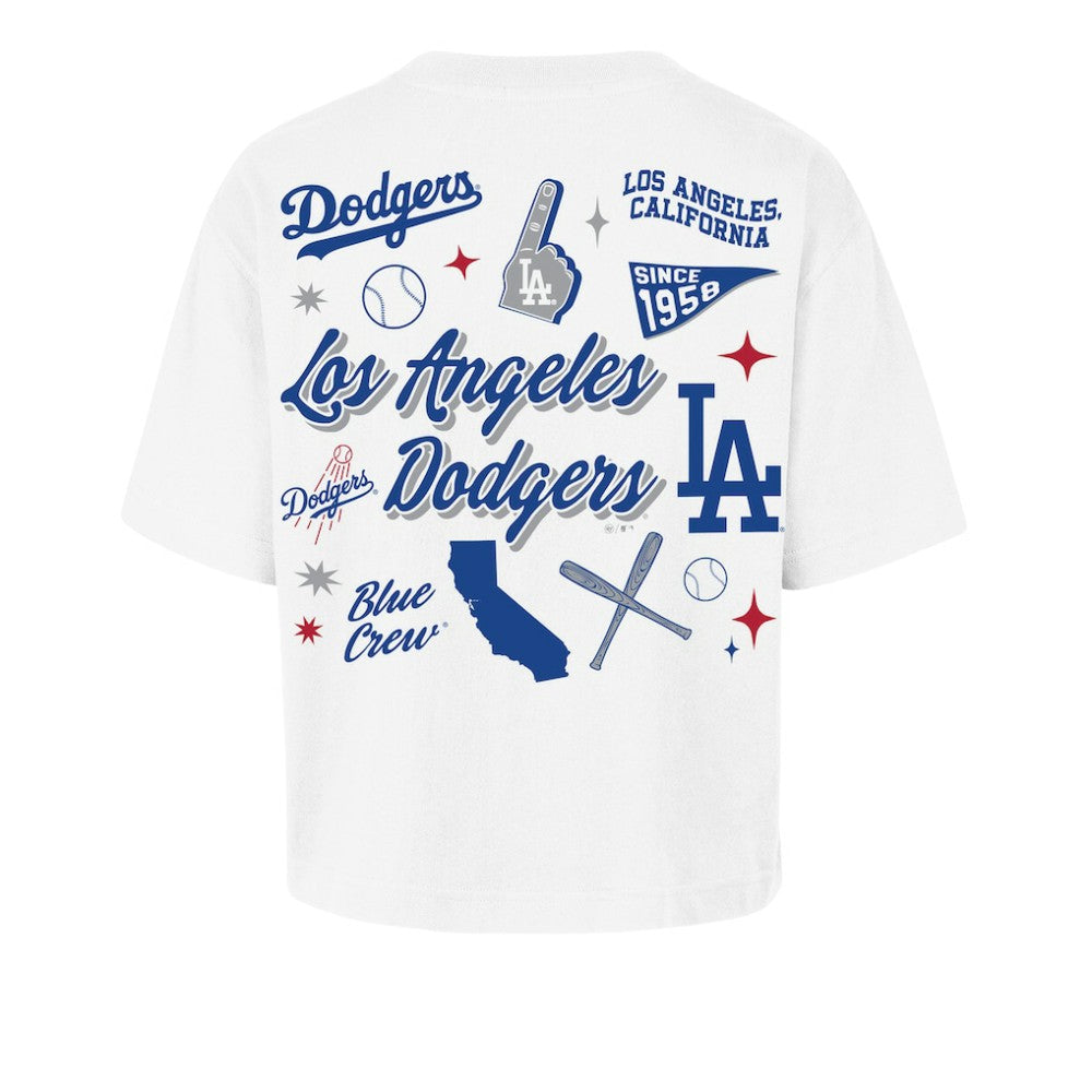 Los Angeles Dodgers '47 Women's Collage Script Reed City T-Shirt Clearance