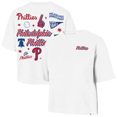 Philadelphia Phillies '47 Women's Collage Script Reed City T-Shirt Lifestyle