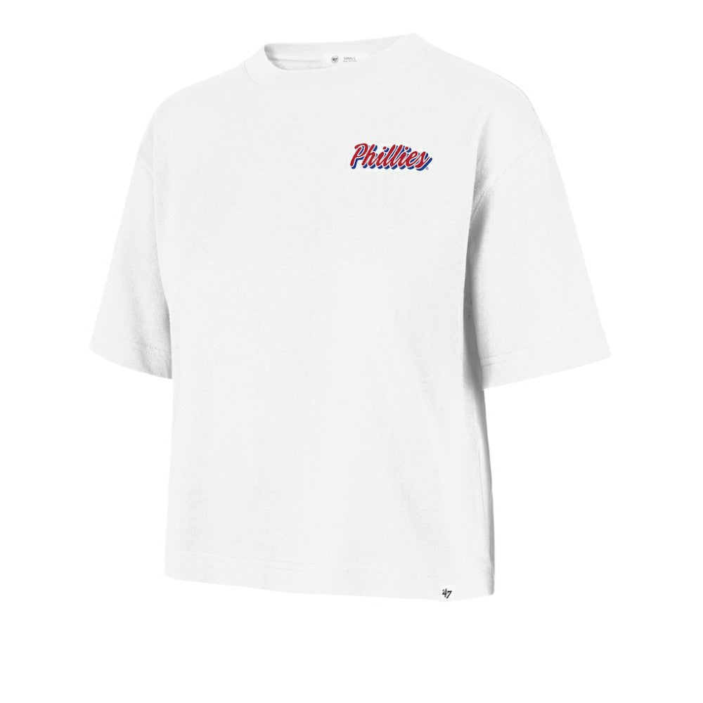 Philadelphia Phillies '47 Women's Collage Script Reed City T-Shirt Lifestyle
